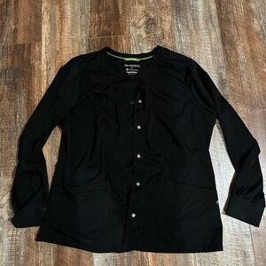 Healing hands scrub jacket size XL